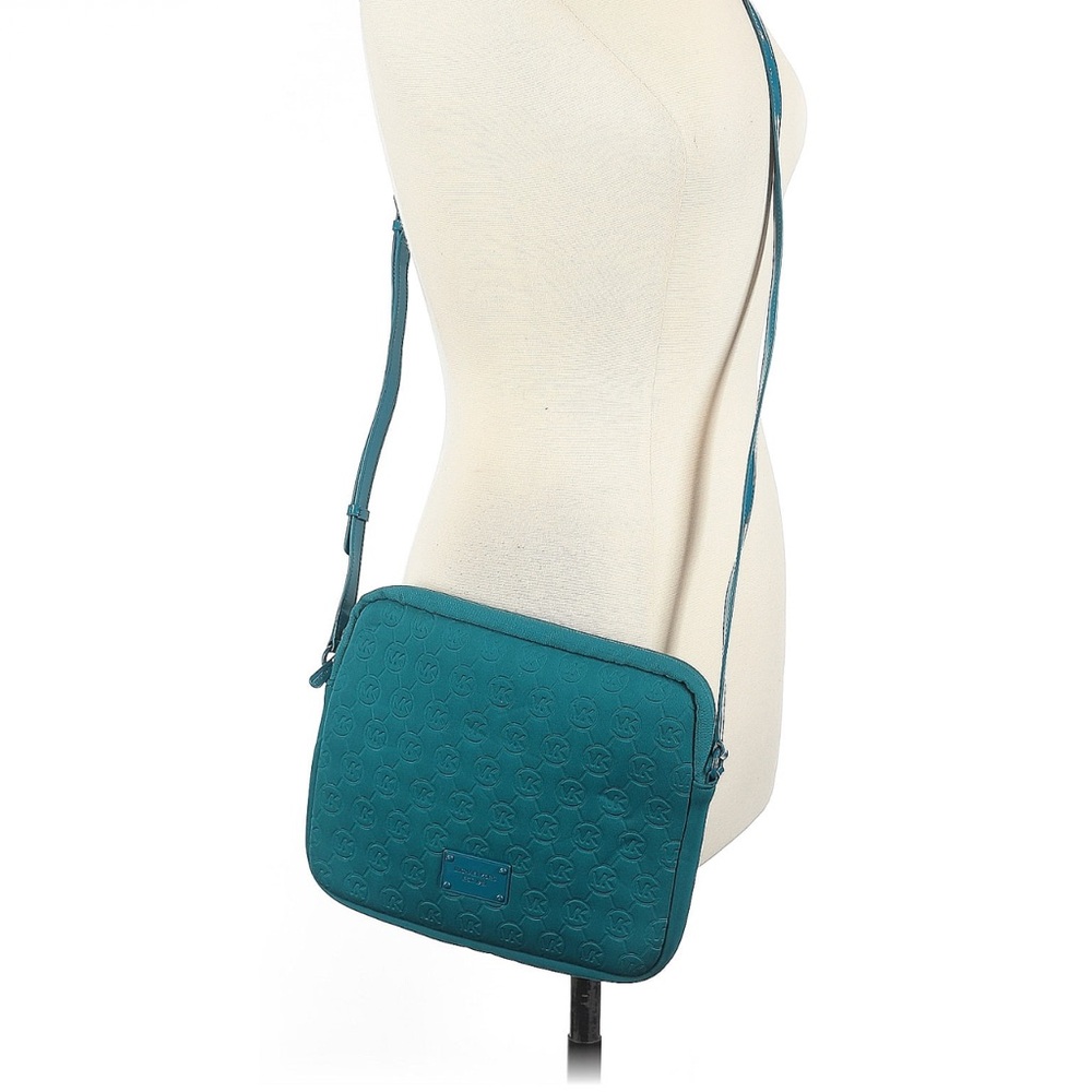 Michael Kors iPad Turquoise Neoprene Crossbody Bag